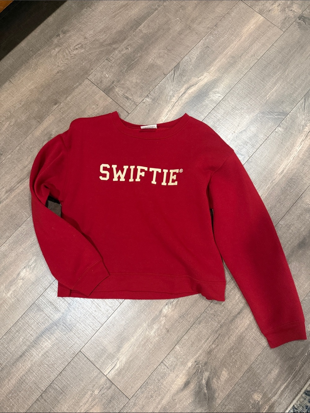 Taylor Swift Red SWIFTIE crew neck